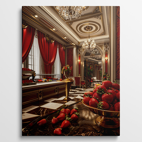 Strawberry Palace - Keuken schilderij