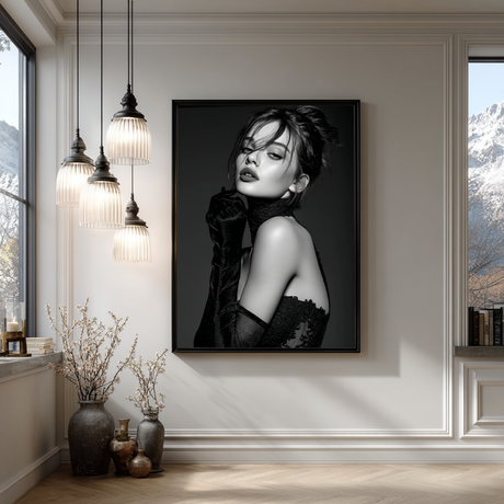 Midnight Velvet - Vrouw schilderij