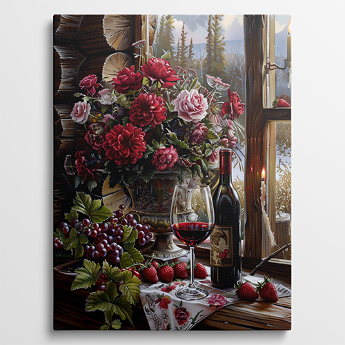 Rural Elegance - Bos schilderij