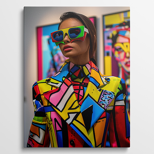 Pop Art Fashionista - Pop art schilderij