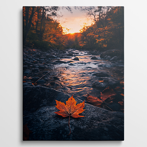 Autumn Glow - Landschap schilderij