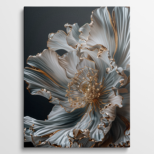 Opulent Blossom - Bloemen schilderij