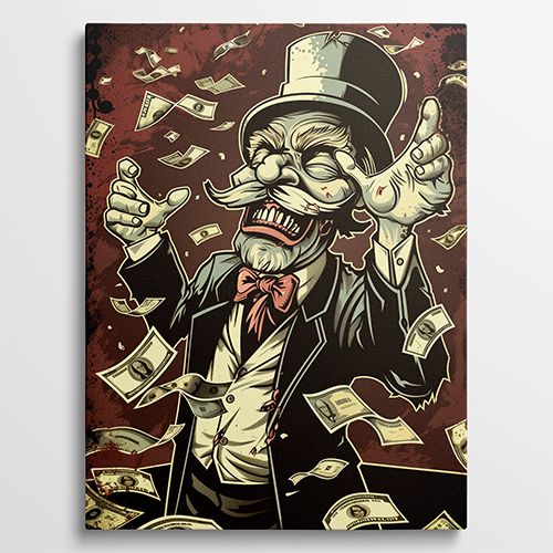Mr Money Maker - Maffia schilderij