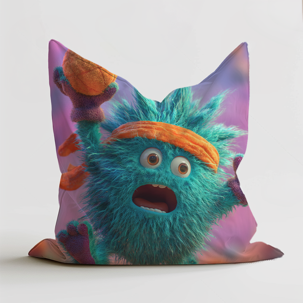 Kinderzitzak van groen monstertje