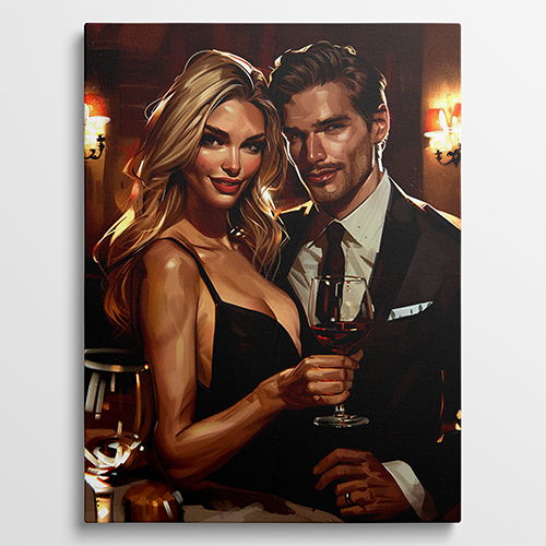 Elite Elegance - Maffia schilderij