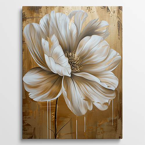 Luxurious Bloom - Bloemen schilderij