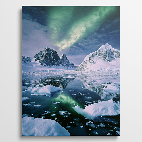 Nothern Lights - Landschap schilderij