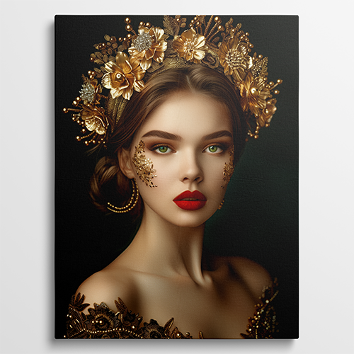 Gold Crown - Fashion schilderij