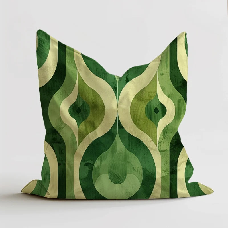 Zitzak met een elegant ontwerp in smaragdgroene tinten