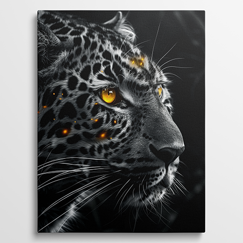 Gold Leopard - Dieren schilderij