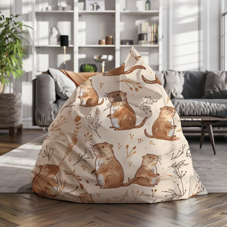 Zitzak met een schattig ontwerp van eekhoorns