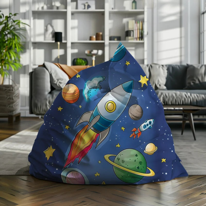 Zitzak met een ontwerp van sterren