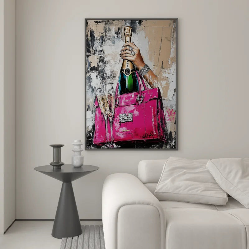 Toast to Self Love - Plexiglas dibond canvas