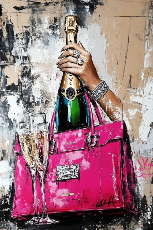 Toast to Self Love - Plexiglas dibond canvas