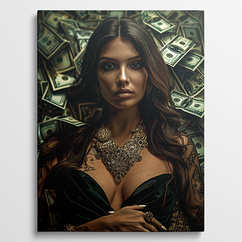 Glamour & Wealth - Maffia schilderij