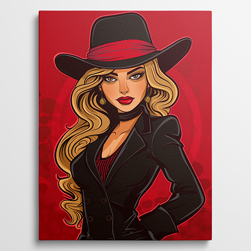 Boss Woman in Red