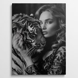 Woman with Tiger
