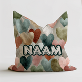 Gepersonaliseerde hartjes zitzak met naam