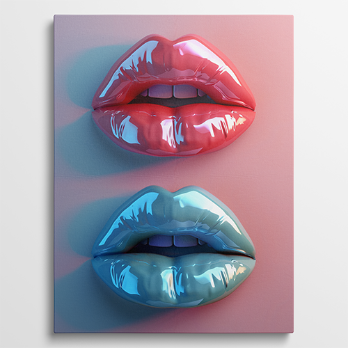 Colorful Luxe Lips - Maffia schilderij