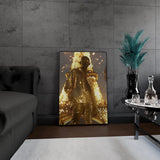 Wanddecoratie canvas met een glamoureuze sfeer geïnspireerd door de lichten van Parijs
